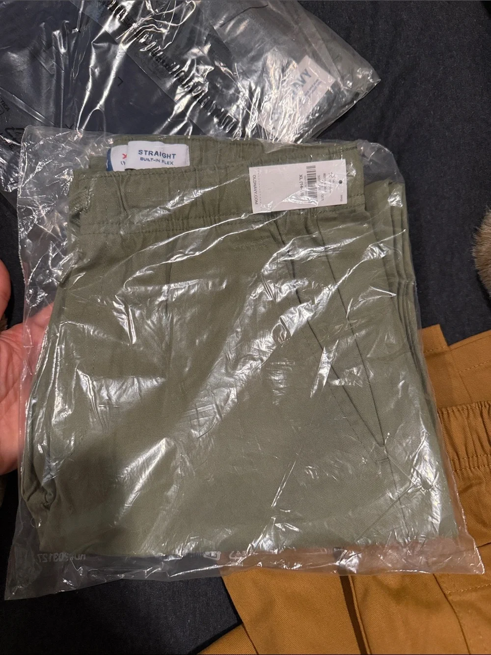 3 pairs of Old navy boys straight pull on chinos